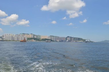 1 June 2013 the east of Victoria Harbour in Hong Kong