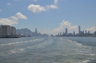 1 June 2013 the east of Victoria Harbour in Hong Kong