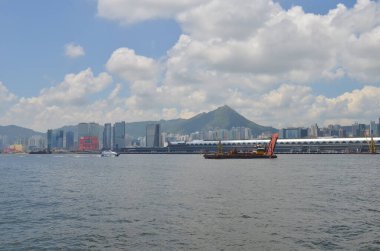 1 June 2013 the east of Victoria Harbour in Hong Kong