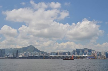 1 June 2013 the east of Victoria Harbour in Hong Kong