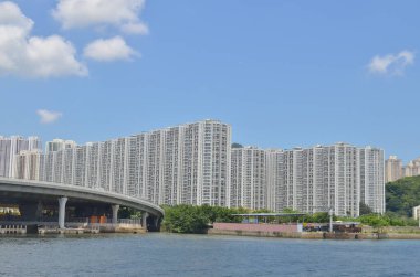 1 June 2013 the east of Victoria Harbour in Hong Kong