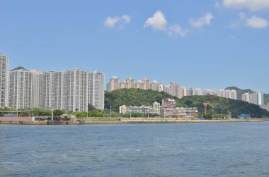 1 June 2013 the east of Victoria Harbour in Hong Kong