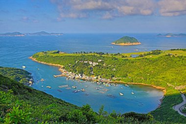 a view of Old fishing village in Po Toi O Chuen