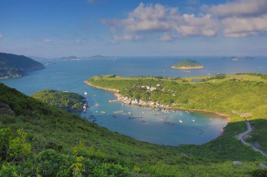 a view of Old fishing village in Po Toi O Chuen