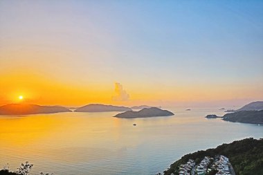 30 June 2013 the sunrise at Port Shelter, hong kong