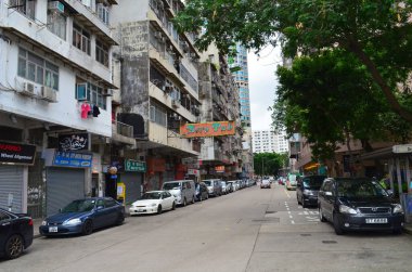 The apartment blocks, The HK residential area 28 July 2013