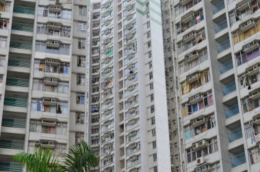 The apartment blocks, The HK residential area 28 July 2013