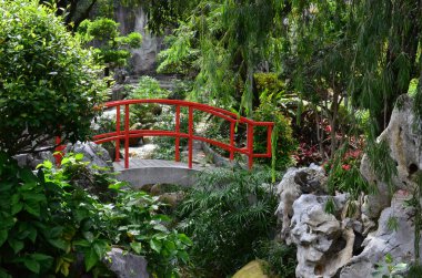 Pavilion Water Garden Reflection Wong Tai Sin Taoist Temple 28 Sept 2013