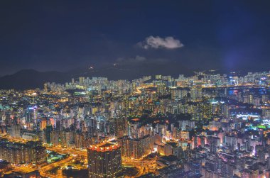 30 July 2013 view of Kowloon, the cityscape at hong kong
