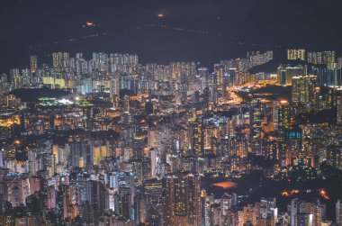30 July 2013 view of Kowloon, the cityscape at hong kong