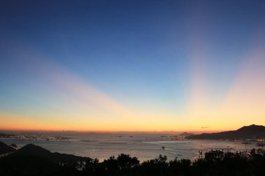 panorama of beautiful countryside of hong kong 4 Aug 2013