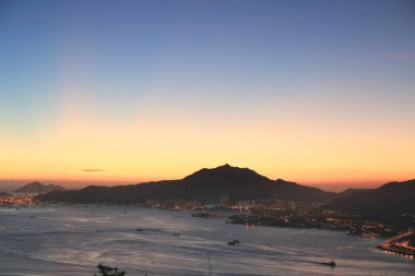 panorama of beautiful countryside of hong kong 4 Aug 2013