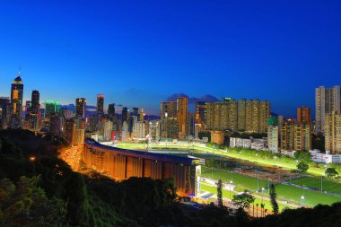 2013 July 4 Happy Valley district, famous for its horse racecourse in