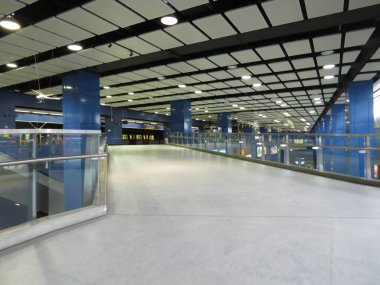 24 Aug 2013 Tai Wai MTR station concourse, hong kong