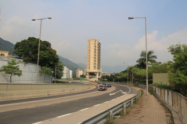 15 Sept 2013 highway in hong kong, Lung Cheung Road