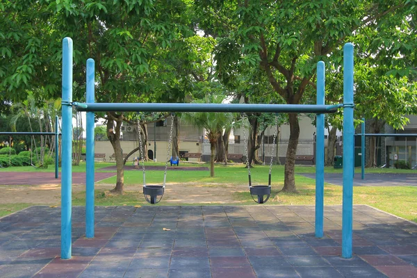 15 Sept 2013 a Colorful playground on yard in the park.
