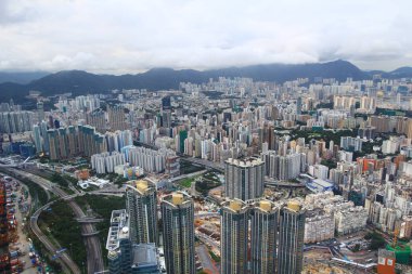 the Apartment Blocks at Kowloon, Hong Kong 1 Sept 2013