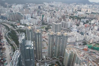 the Apartment Blocks at Kowloon, Hong Kong 1 Sept 2013