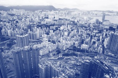 the Apartment Blocks at Kowloon, Hong Kong 1 Sept 2013