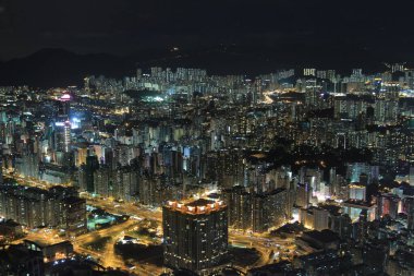 the Apartment Blocks at Kowloon, Hong Kong 1 Sept 2013