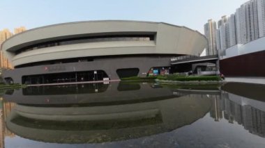 Hong Kong, Çin 15 Şubat 2023: The Hong Kong Velodrome.
