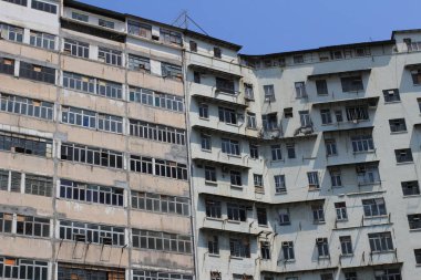 the residential area of Kwun tong, Before reconstruction 7 Sept 2013