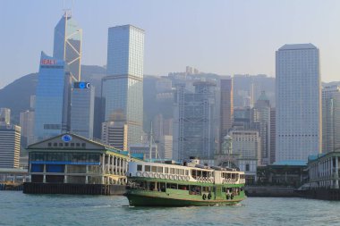 Hong Kong Star Ferry, the Victoria Harbour 7 Sept 2014