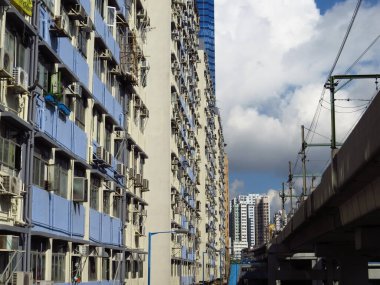Industrial architecture at kwun tong hong kong 30 May 2013