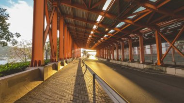 Feb 18 2023, the orange soundproof screen at Tsuen Wan West