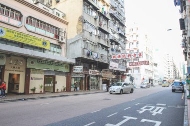 the old style house at sham shui po hong kong 26 Dec 2013