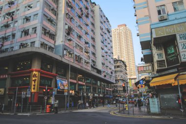 the old style house at sham shui po hong kong 26 Dec 2013