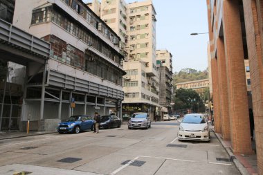 the old style house at sham shui po hong kong 26 Dec 2013