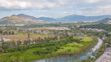 a landscape of Nam Sang Wai in Hong Kong Feb 18 2023