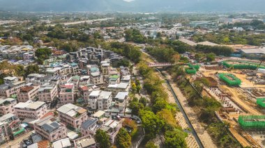 the small Village at Kam Tin, hong kong, Feb 18 2023