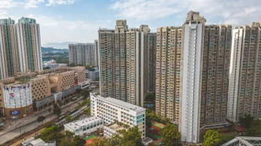 a landscape of the Tin Shui Wai Estate, Feb 18 2023
