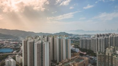 the landscape of the Tin Shui Wai Estate, Feb 18 2023
