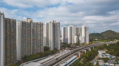 a landscape of the Tin Shui Wai Estate, Feb 18 2023