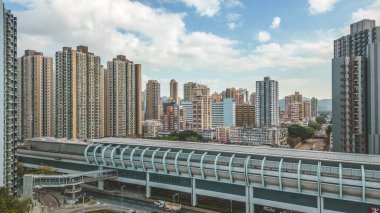 a landscape of Long Ping station, Hong Kong, Feb 18 2023