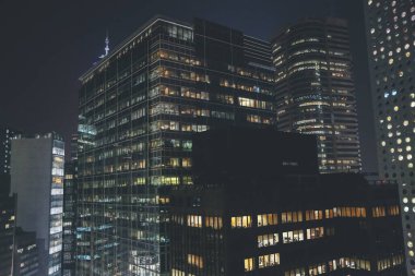 15 April 2013 a Modern office with skyscrapers and infrastructures