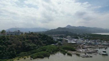 Yuen Long Lau Fau Shan Shoreline, hong kong, Feb 18 2023