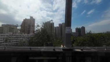 Trenden şehir manzarası, Hong Kong, 18 Şubat 2023.