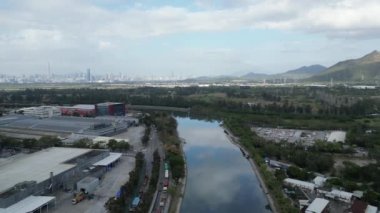 Shan Pui River, Nam Sang Wai, hong kong Feb 18 2023