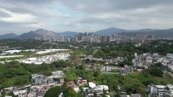 Village Ping Shan Yuen Long Χονγκ Κονγκ Φεβρουαρίου 2023 — Αρχείο Βίντεο