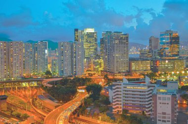 3 July 2013 the cityscape of Kowloon bay, hong kong