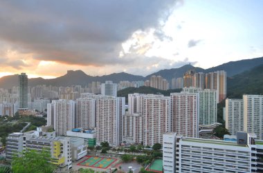 3 July 2013 the cityscape of residential Area at Choi Wan estate, hk