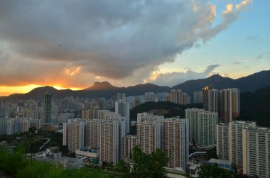 Cha Liu Au Ping Shan view of kowloon 3 July 2013