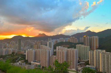 Cha Liu Au Ping Shan view of kowloon 3 July 2013