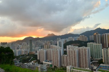 Cha Liu Au Ping Shan view of kowloon 3 July 2013