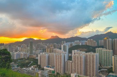 Cha Liu Au Ping Shan view of kowloon 3 July 2013