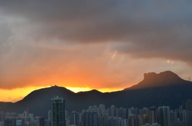 Cha Liu Au Ping Shan view of kowloon 3 July 2013